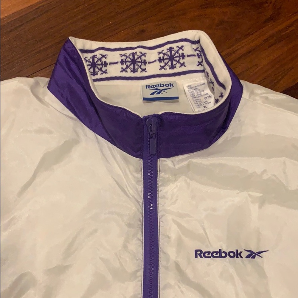 Retro Reebok bomber jacket - Picture 2 of 4